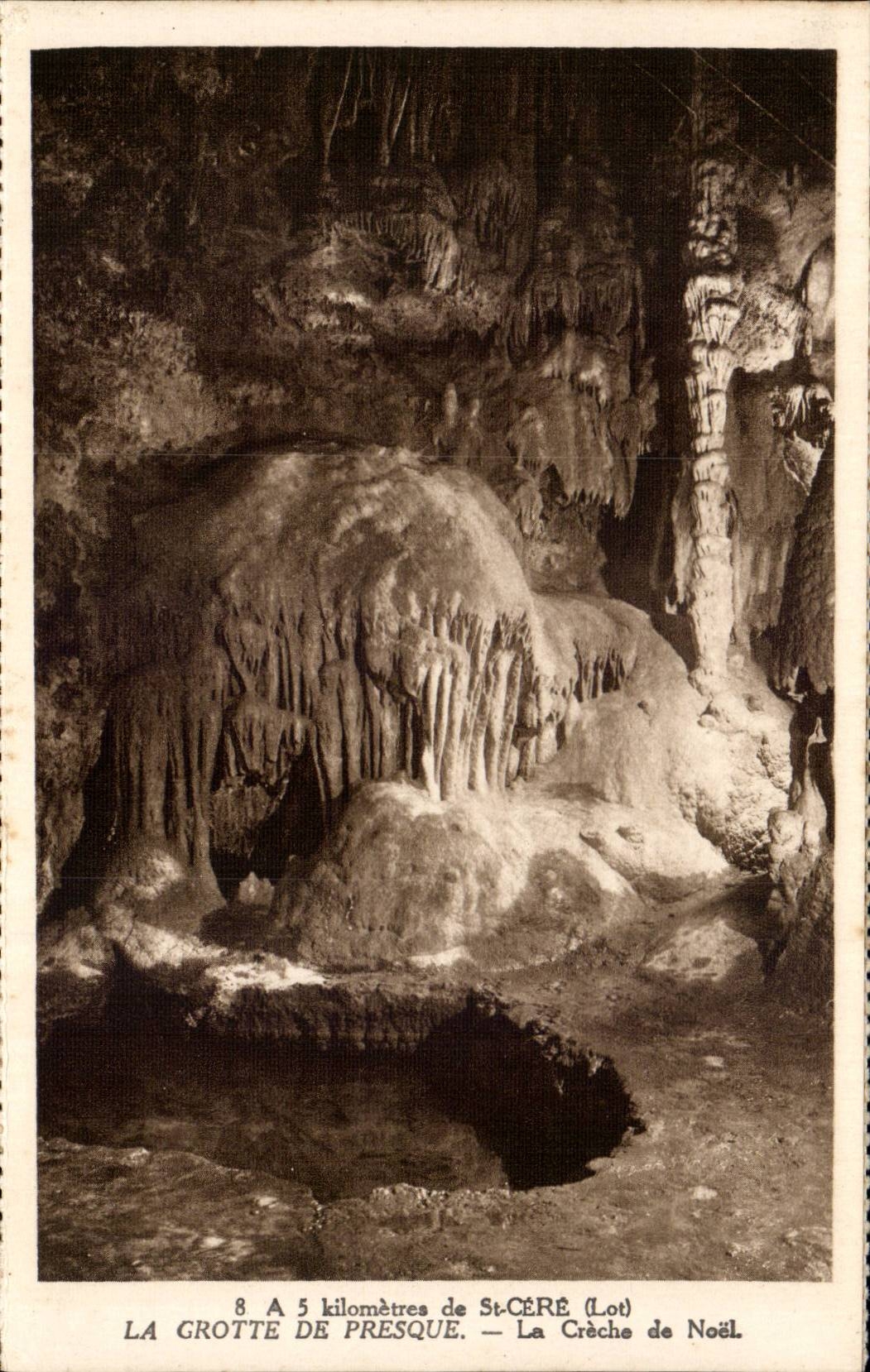 La Grotte de Presque — St-Céré (Lot) — Phototypie Édilio Limoges