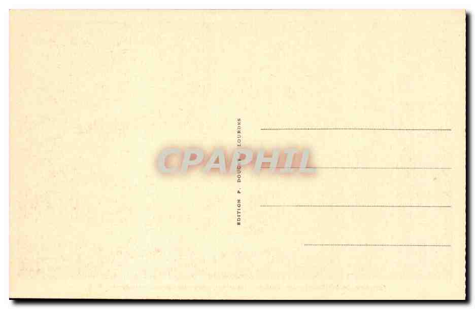 CPA Lourdes 12eme station Jesus est depouille de ses vetements — Verso