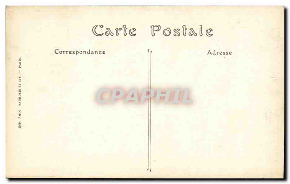Paris CPA Rosace de la Sainte Chapelle — Rückseite