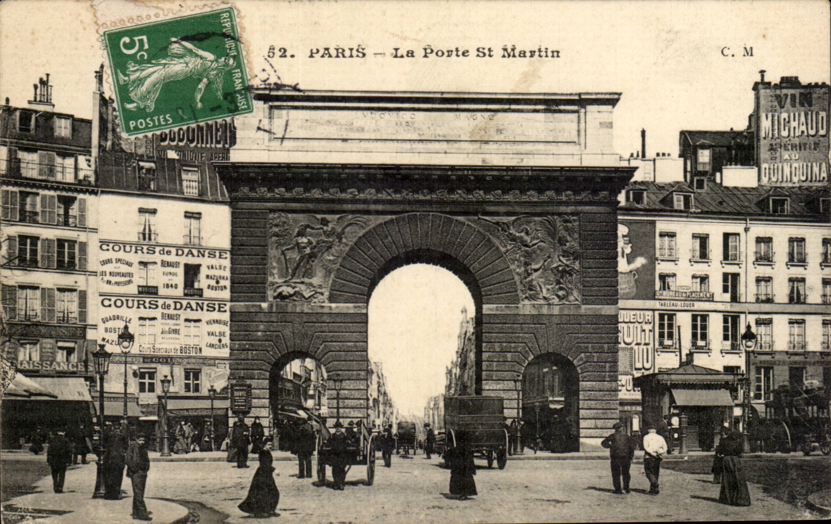 Paris CPA Porte Saint martin