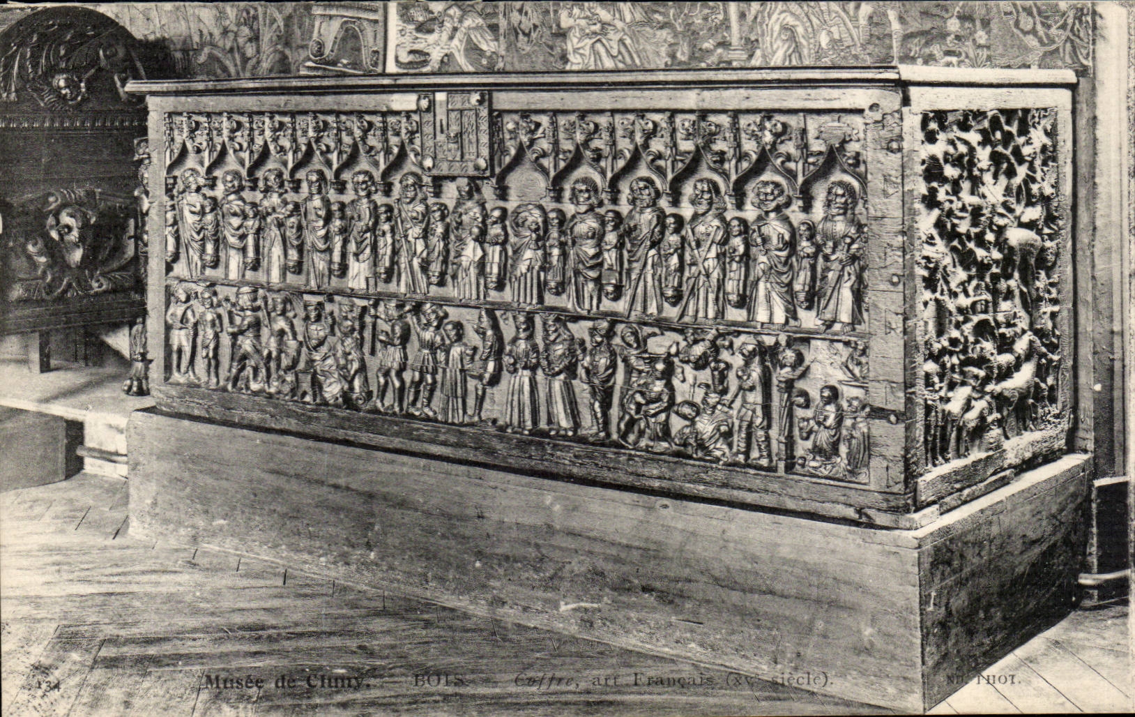 Paris CPA Musee de Cluny Bois