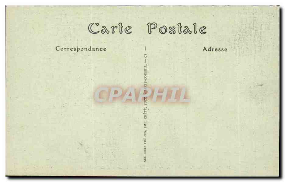 Paris CPA Musee de Cluny Bois — Verso