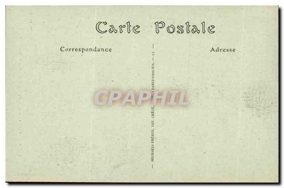 Paris CPA Musee de Cluny Bois Coffre de mariage art francais — Verso