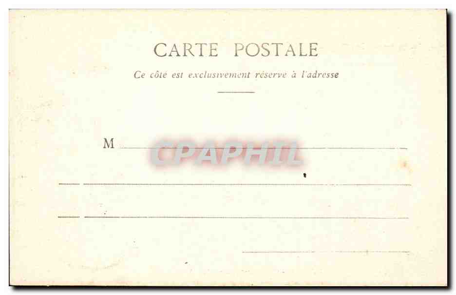 Paris CPA Conservatoire des Arts et Metiers — Rückseite