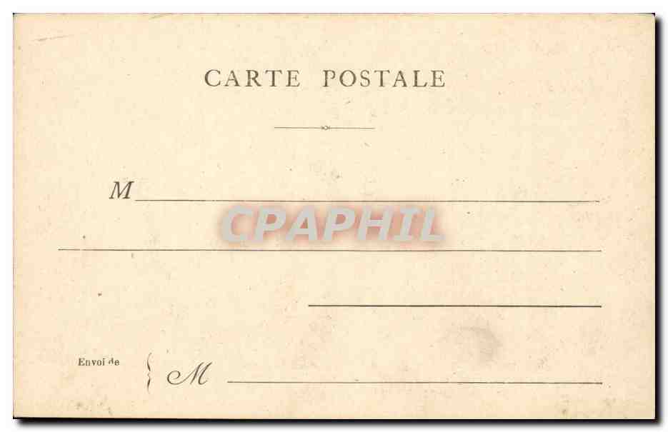 Paris CPA L'arc de triomphe de l'etoile — Verso