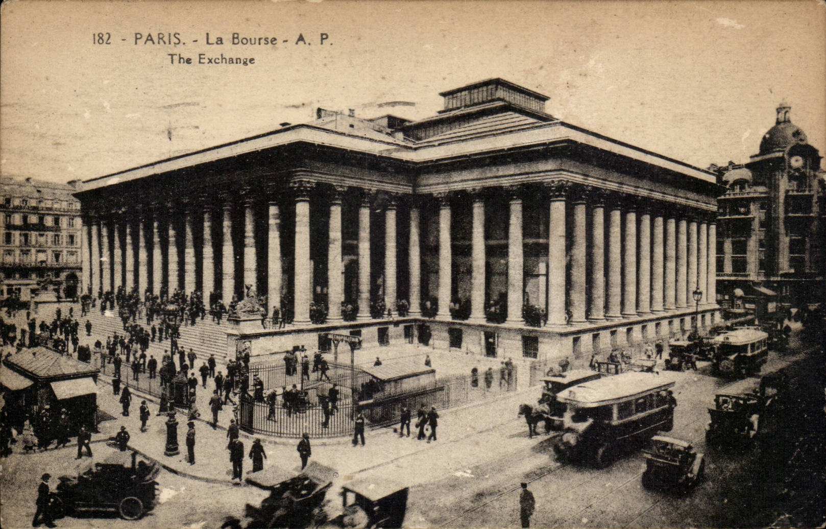 Paris CPA La Bourse