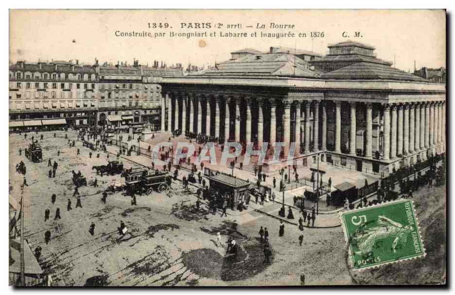 Paris CPA La Bourse