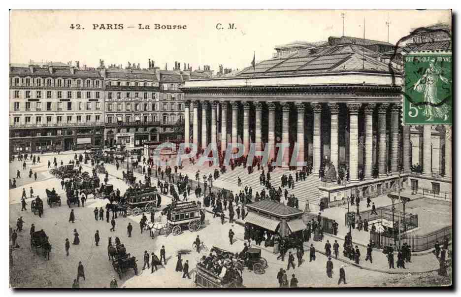 Paris CPA La Bourse