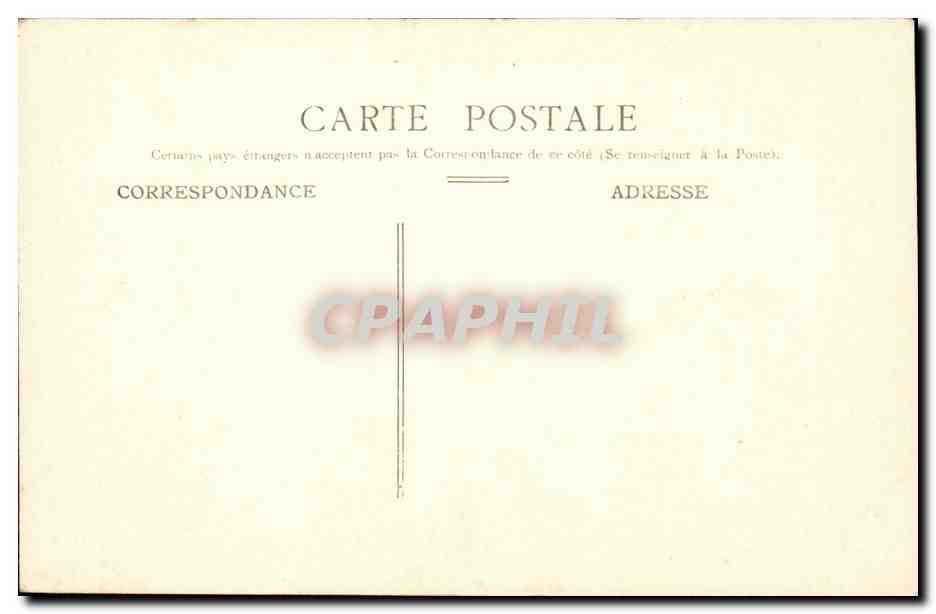 Paris CPA La Boulevard Haussmann — Rückseite