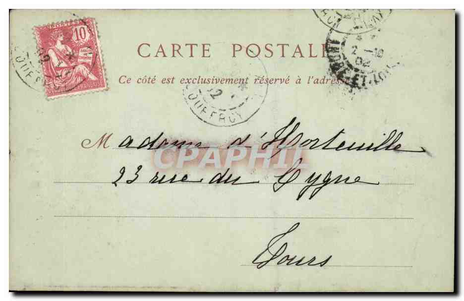 Paris CPA Le puits artesien de Grenelle — Rückseite