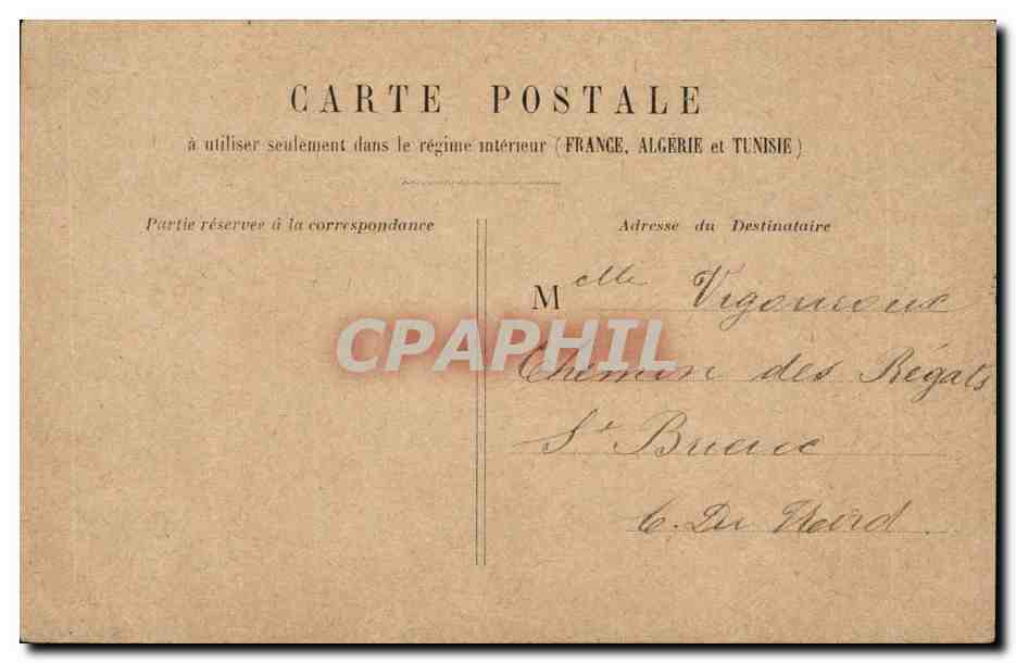 Paris CPA Colonne Vendome — Rückseite