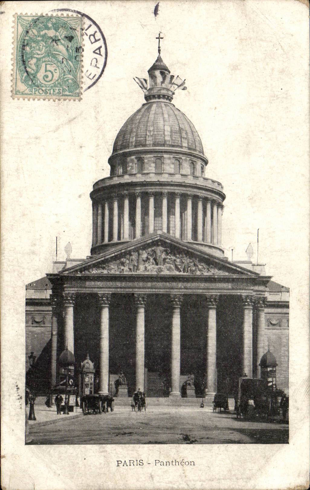 Paris cPA Pantheon