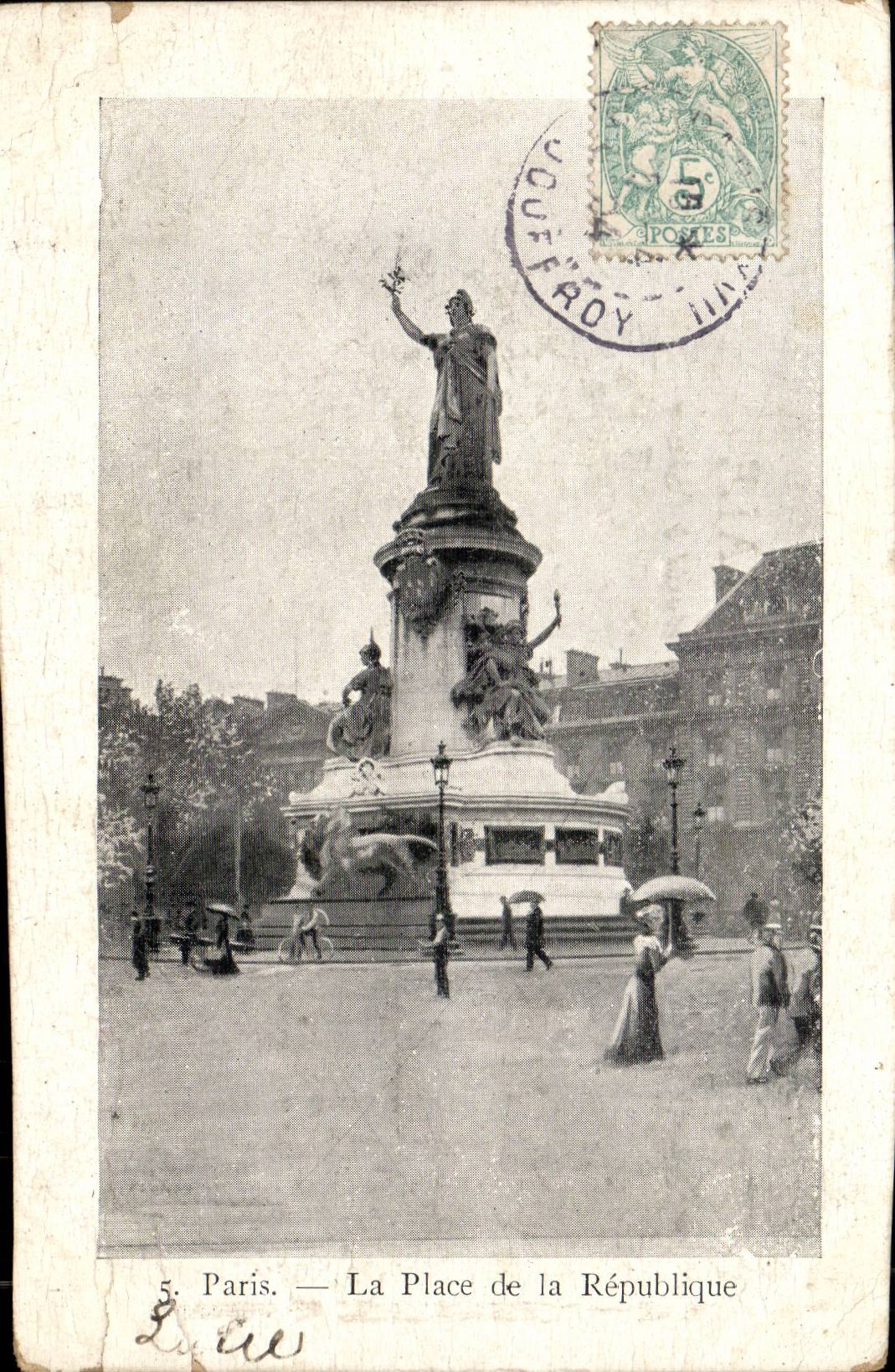 Paris CPA Place de la Republique