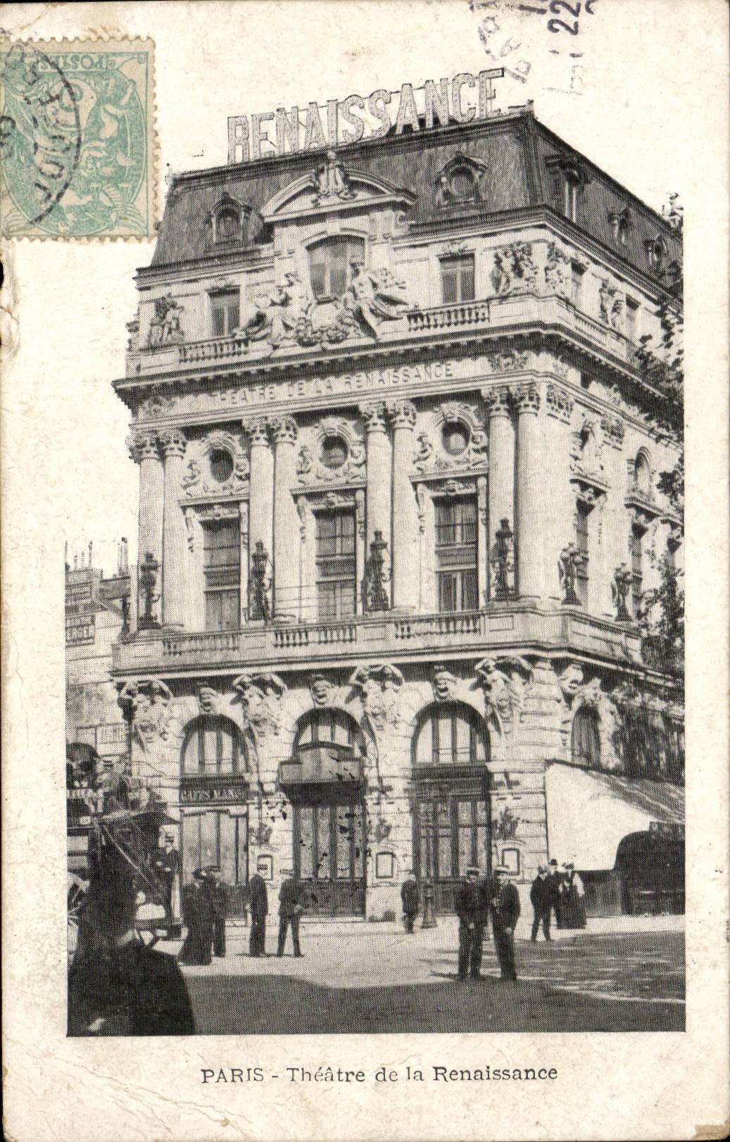 Paris CPA Theatre de la Renaissance