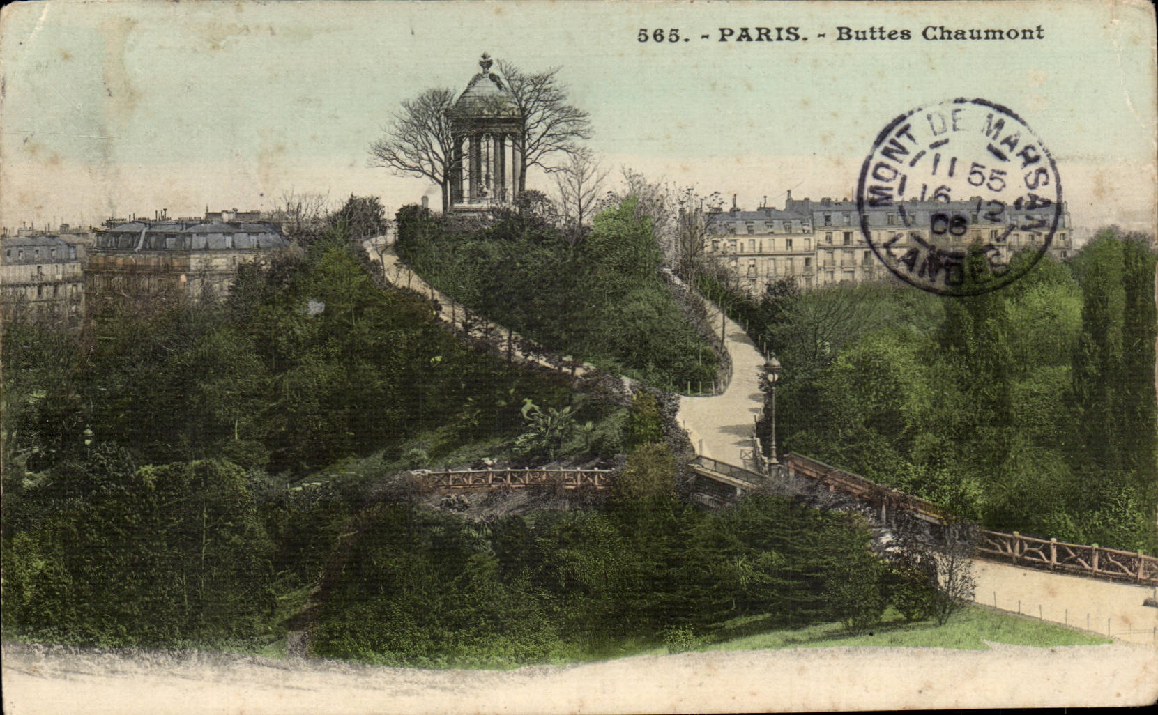 Paris CPA Buttes Chaumont