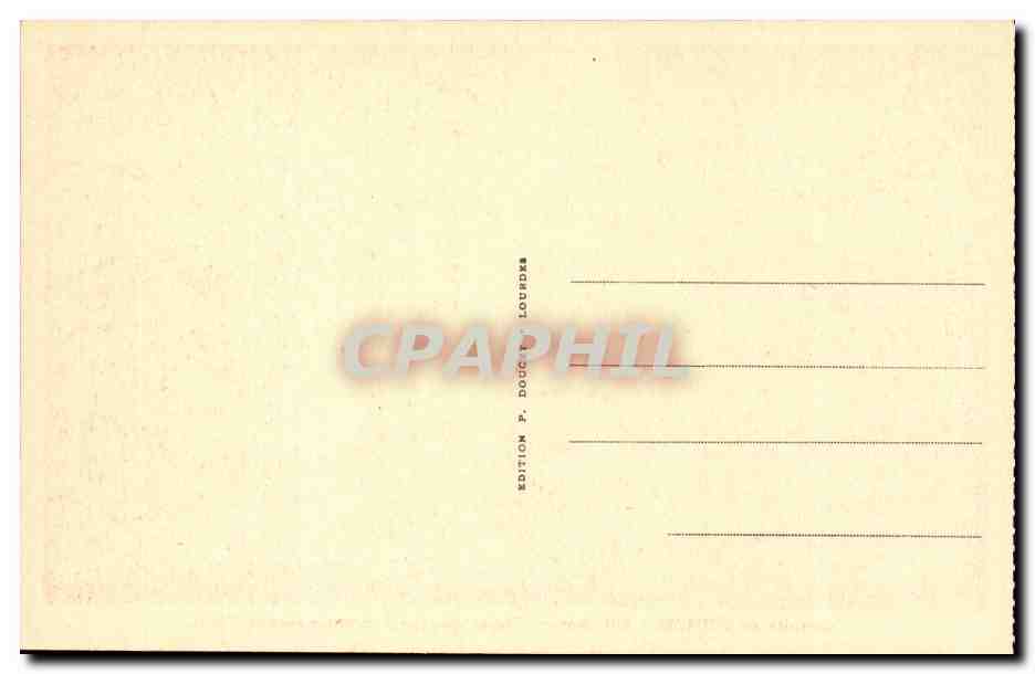 CPA Calvaire de Lourdes 8eme Station Jesus console les saintes femmes — Verso