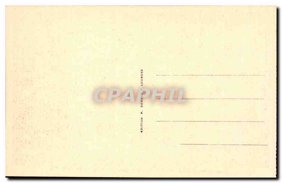 CPA Calvaire de Lourdes 4eme Station Jesus rencontre sa tres sainte Mere — Verso