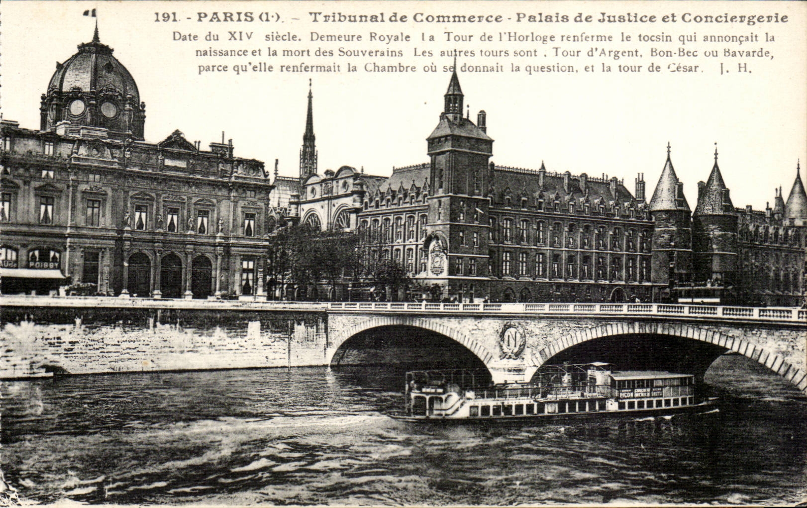 CPA Paris Tribunal de commerce palais de justice et conciergerie