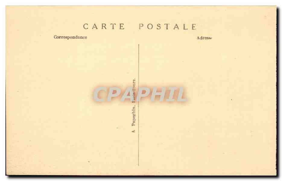 Chambord CPA Le chateau Facade Meridionale — Back