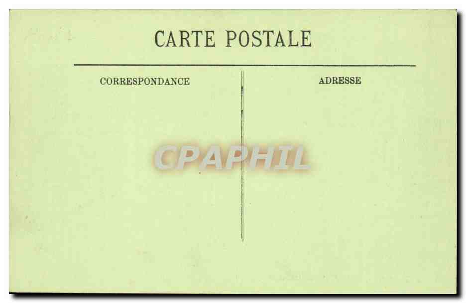 Paris CPA le boulevard Montmartre — Rückseite