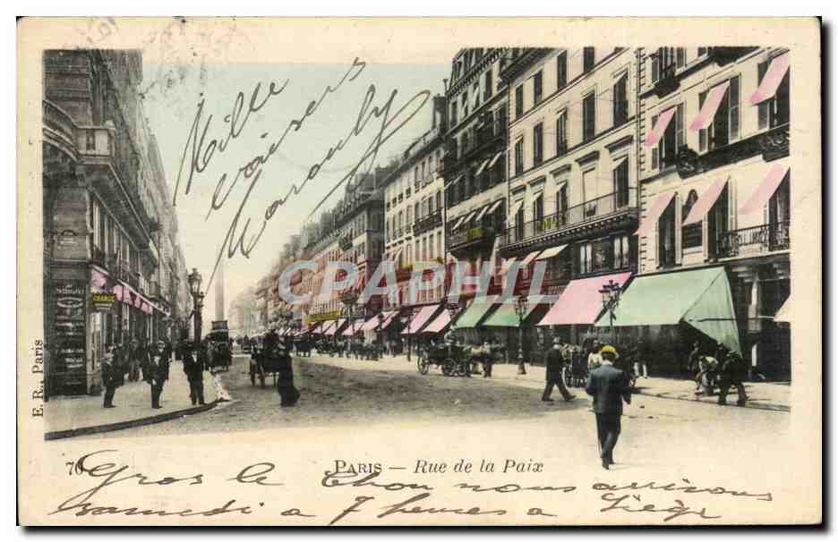 Paris CPA Rue de la Paix