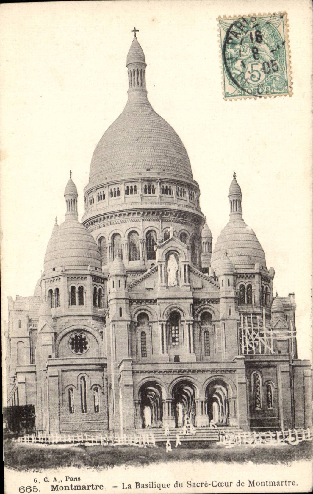 Paris CPA Basilique du Sacre Coeur Montmartre 