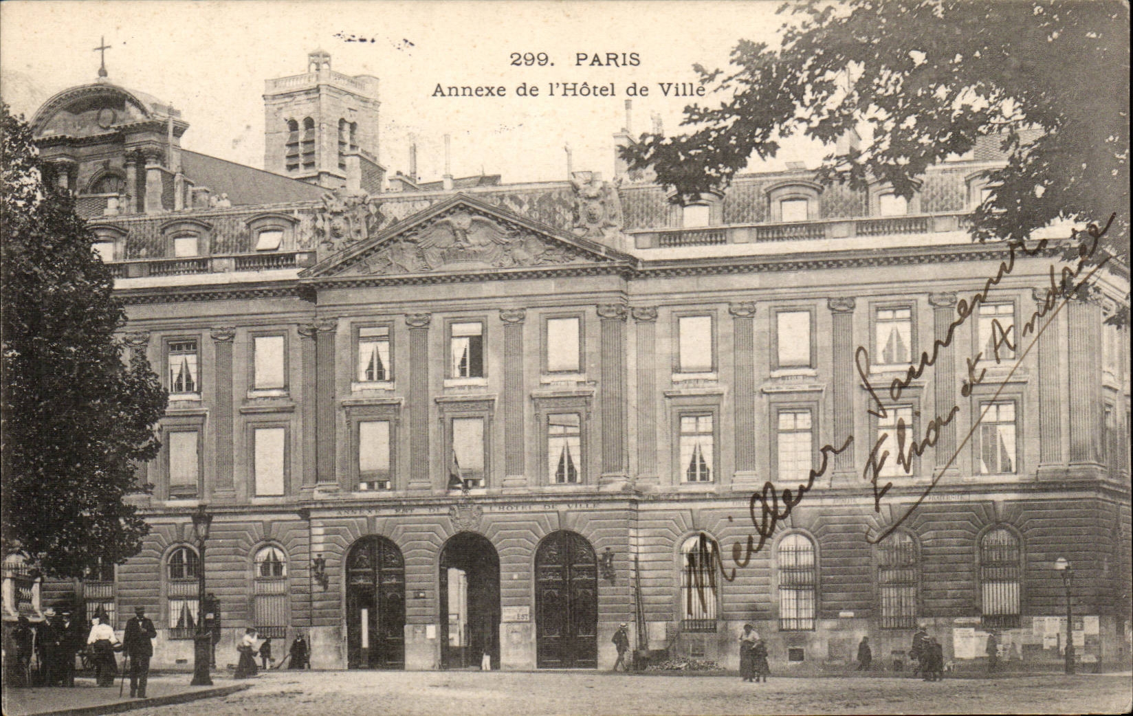 Paris CPA Annexe de l'hotel de ville