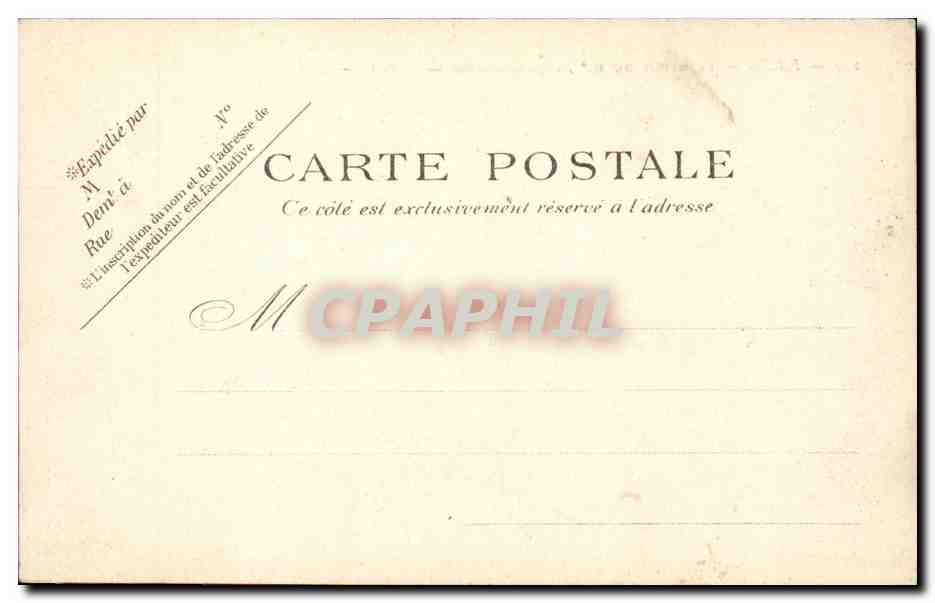 Paris CPA Mairie du 3eme — Rückseite