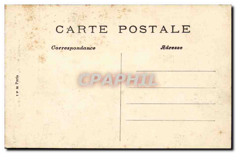 Paris CPA Jardin des plantes Squelette de chimpanze Consul (monkey singe)) — Rückseite