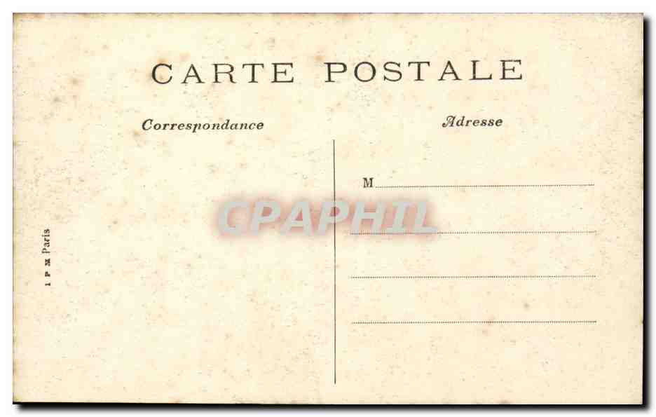Paris CPA Jardin des plantes Le chameau (camel) — Rückseite