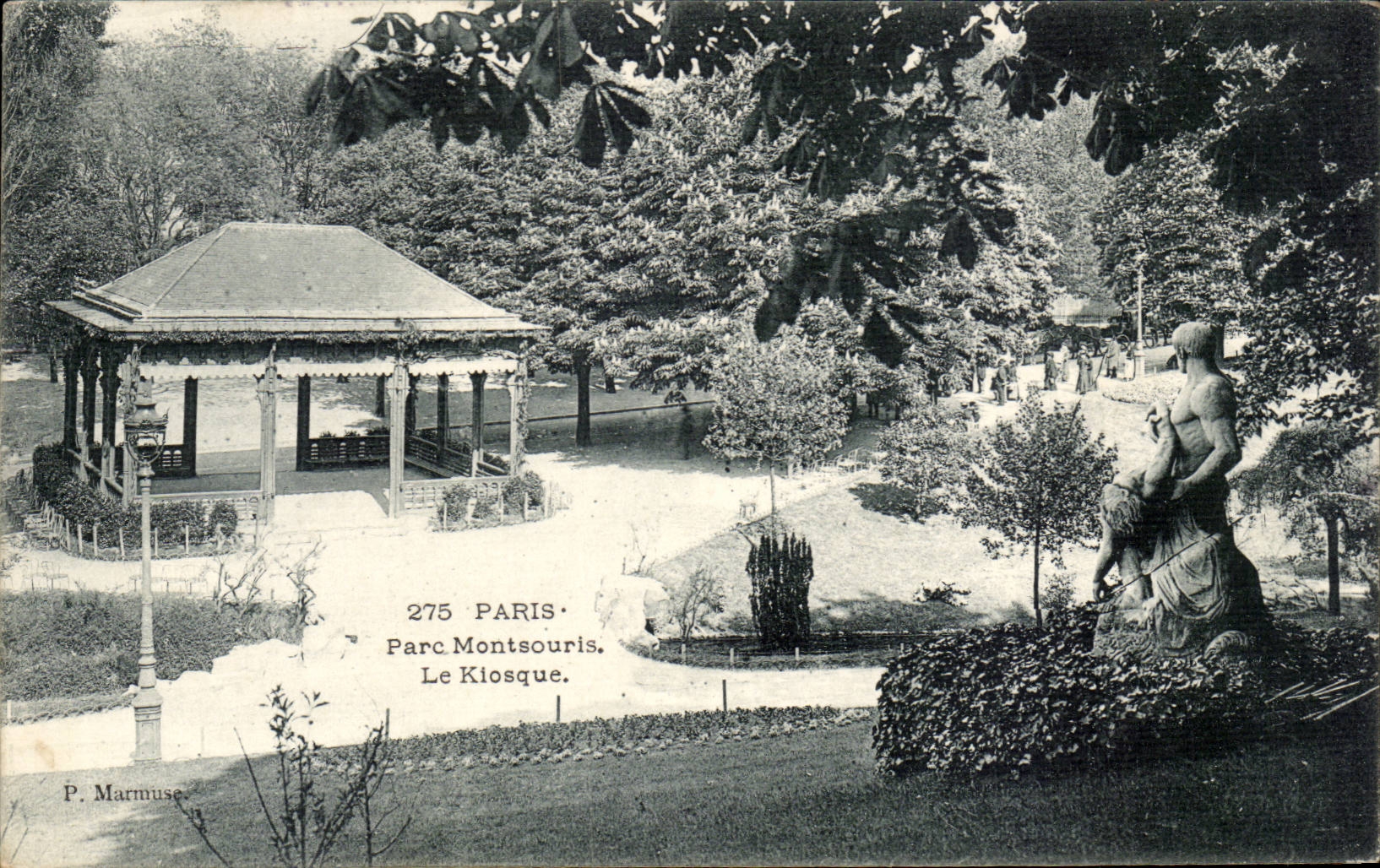 Paris CPA Parc Montsouris le kiosque