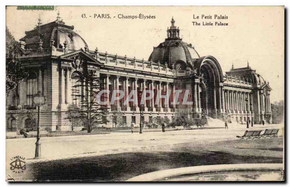 Paris CPA Le petit palais