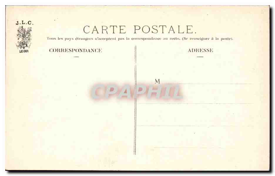 Paris CPA Arc de triomphe — Verso