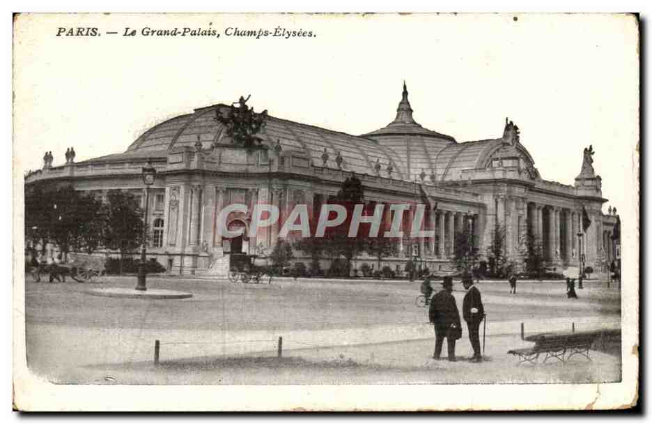 Paris CPA Le grand palais Champs Elysees