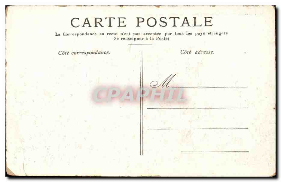 Paris CPA Le grand palais Champs Elysees — Verso