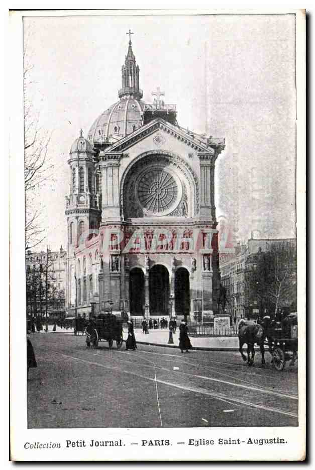 Paris CPA Eglise Saint Augustin