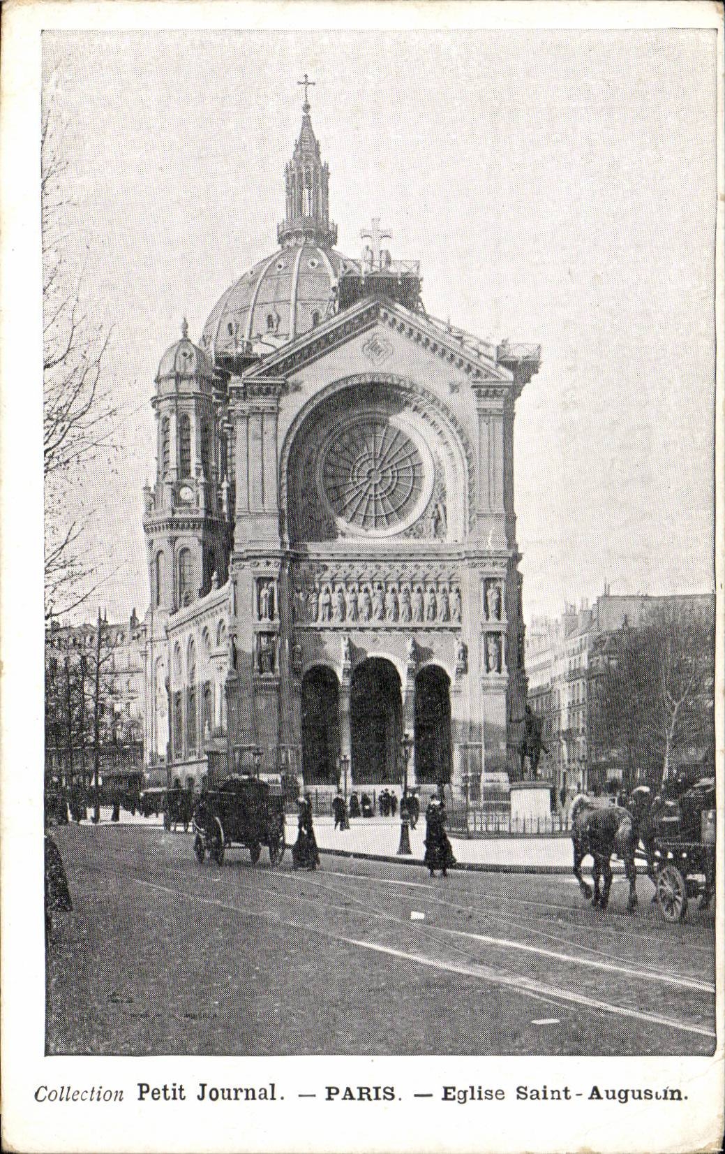 Paris CPA Eglise Saint Augustin