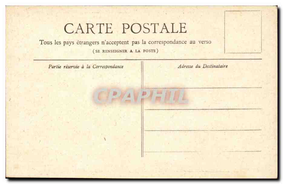 Paris CPA Eglise Saint Etienne du Mont — Rückseite