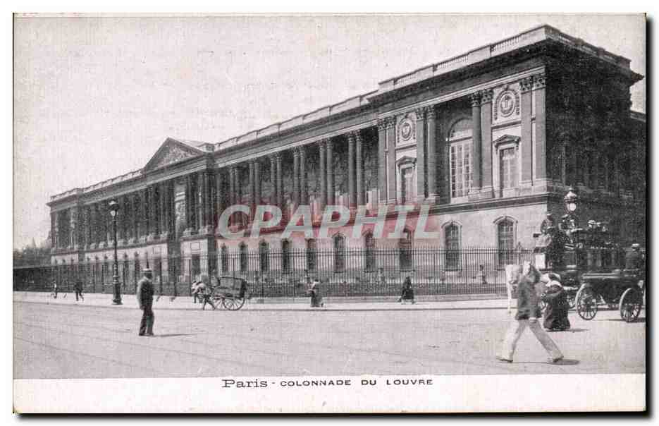 Paris CPA Colonnade du Louvre