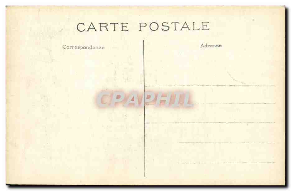 Paris CPA Musee Carnavelet Cour des drapiers — Verso