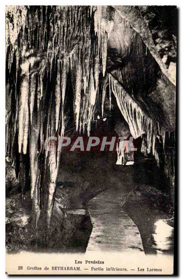 Les Pyrénées — Grottes de BETHARRAM — Partie inférieure — Les Larmes