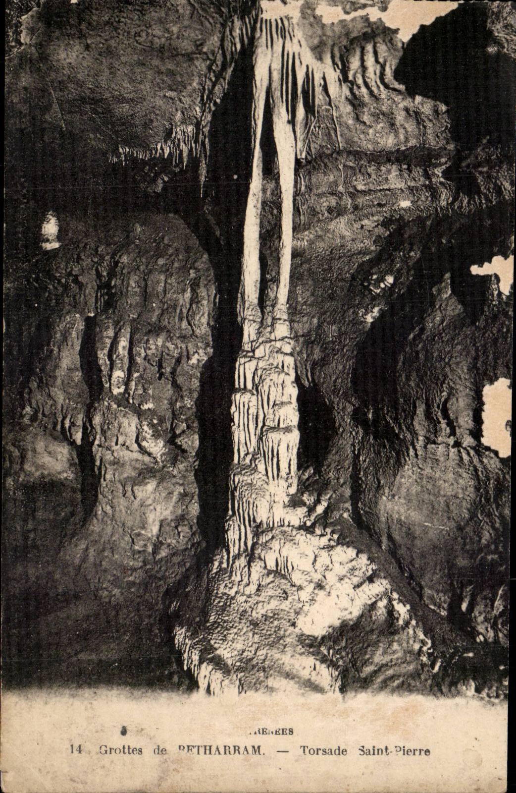 CPA Grottes de Betharram Torsade Saint Pierre