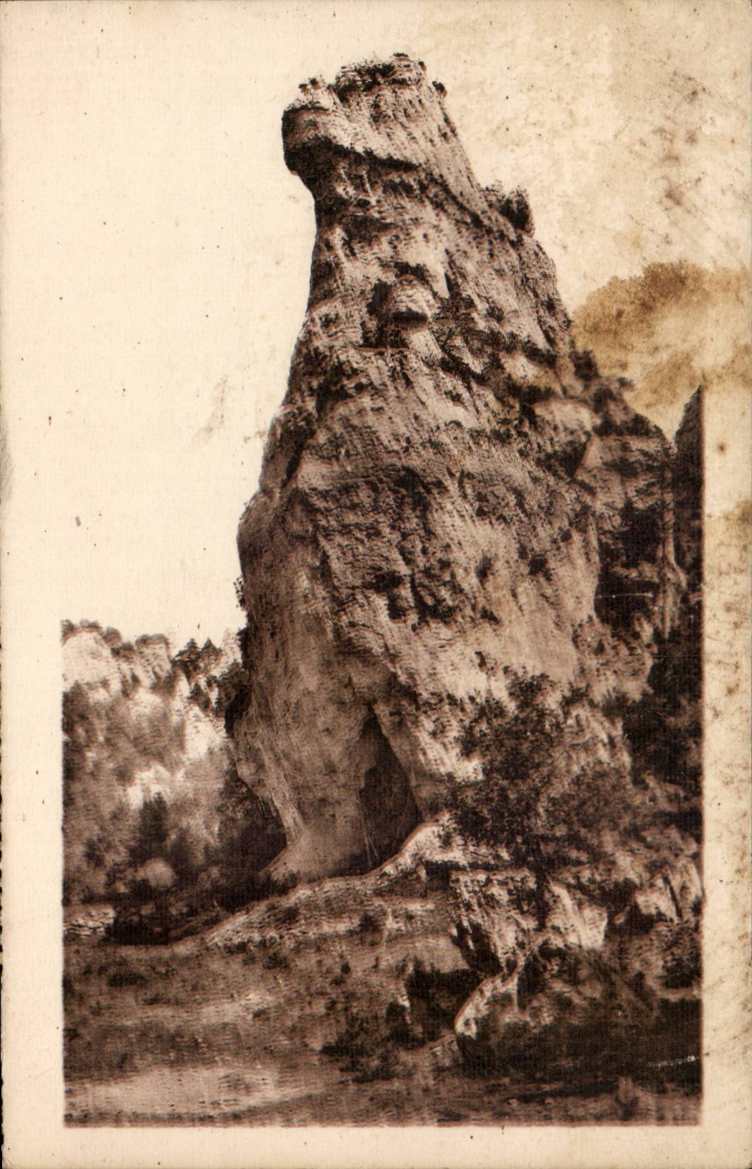 Aveyron - Montpellier-le-Vieux - Cirque des Amats, le Sphinx