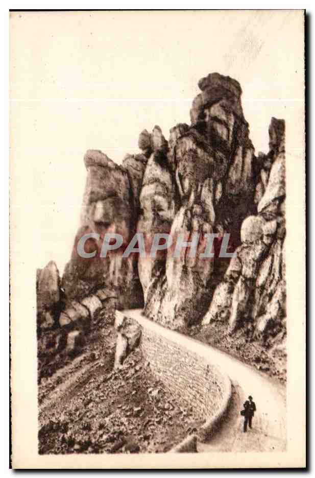 CPA Meyrueis Rocher de Bouilleres Tunnel naturel