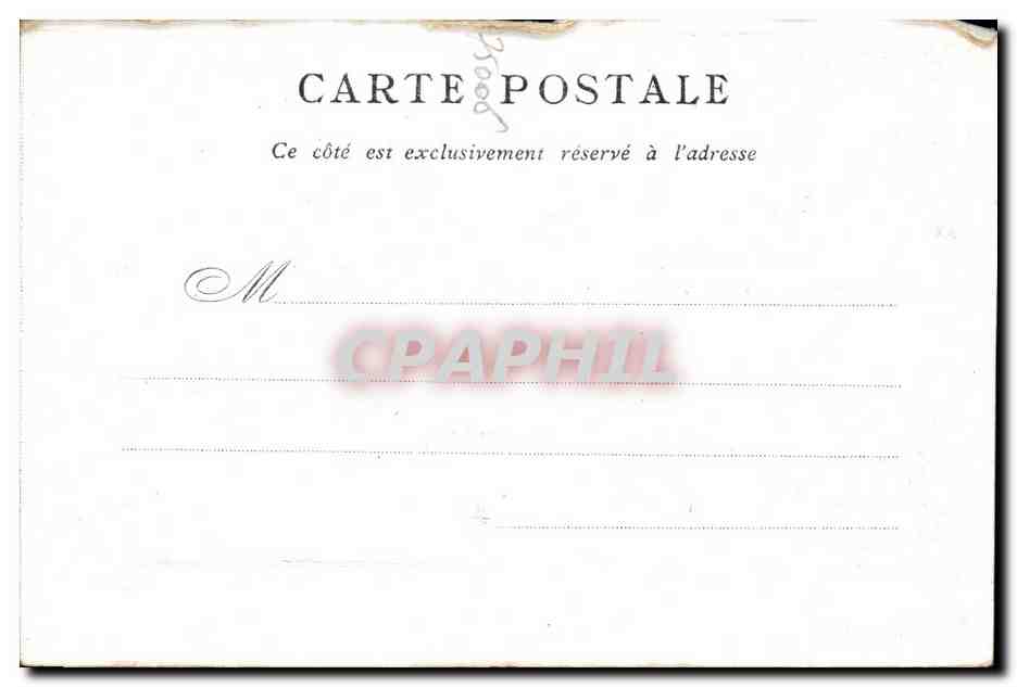 Paris CPA L'institut  — Verso