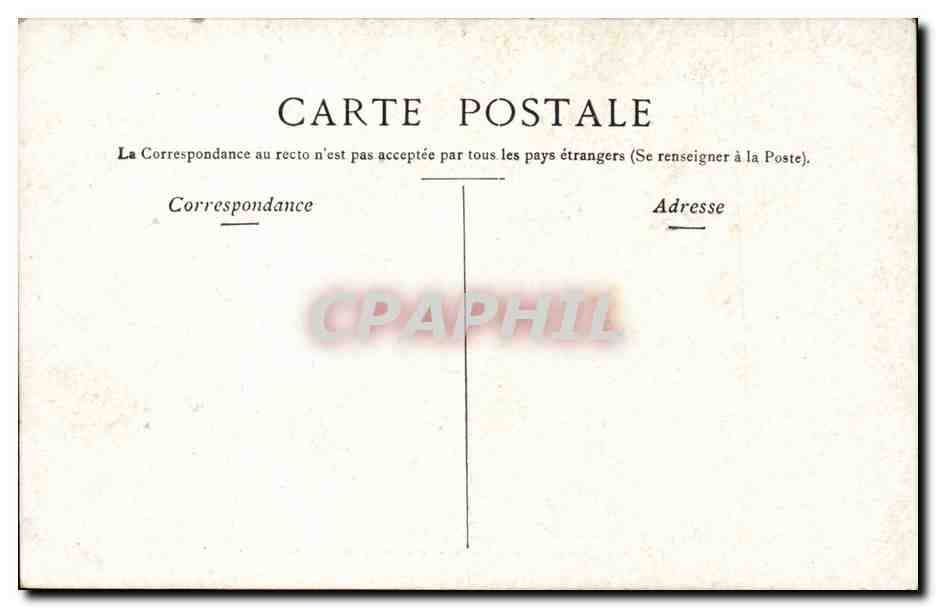 Paris CPA Boulevard et porte St martin — Verso