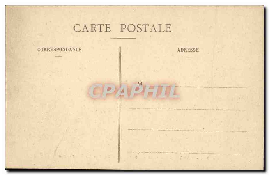Paris CPA La cite Abside de l'eglise Notre Dame — Rückseite