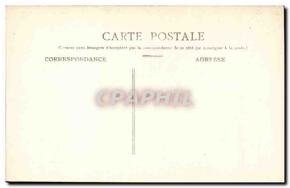 Paris CPA Fontaine St Sulpice — Verso