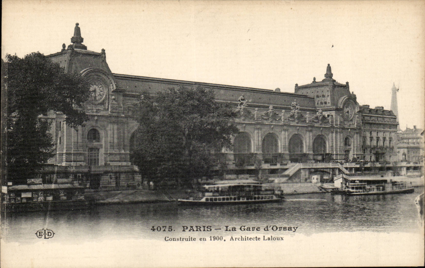 Paris CPA la gare d'orsay (archit laloux)