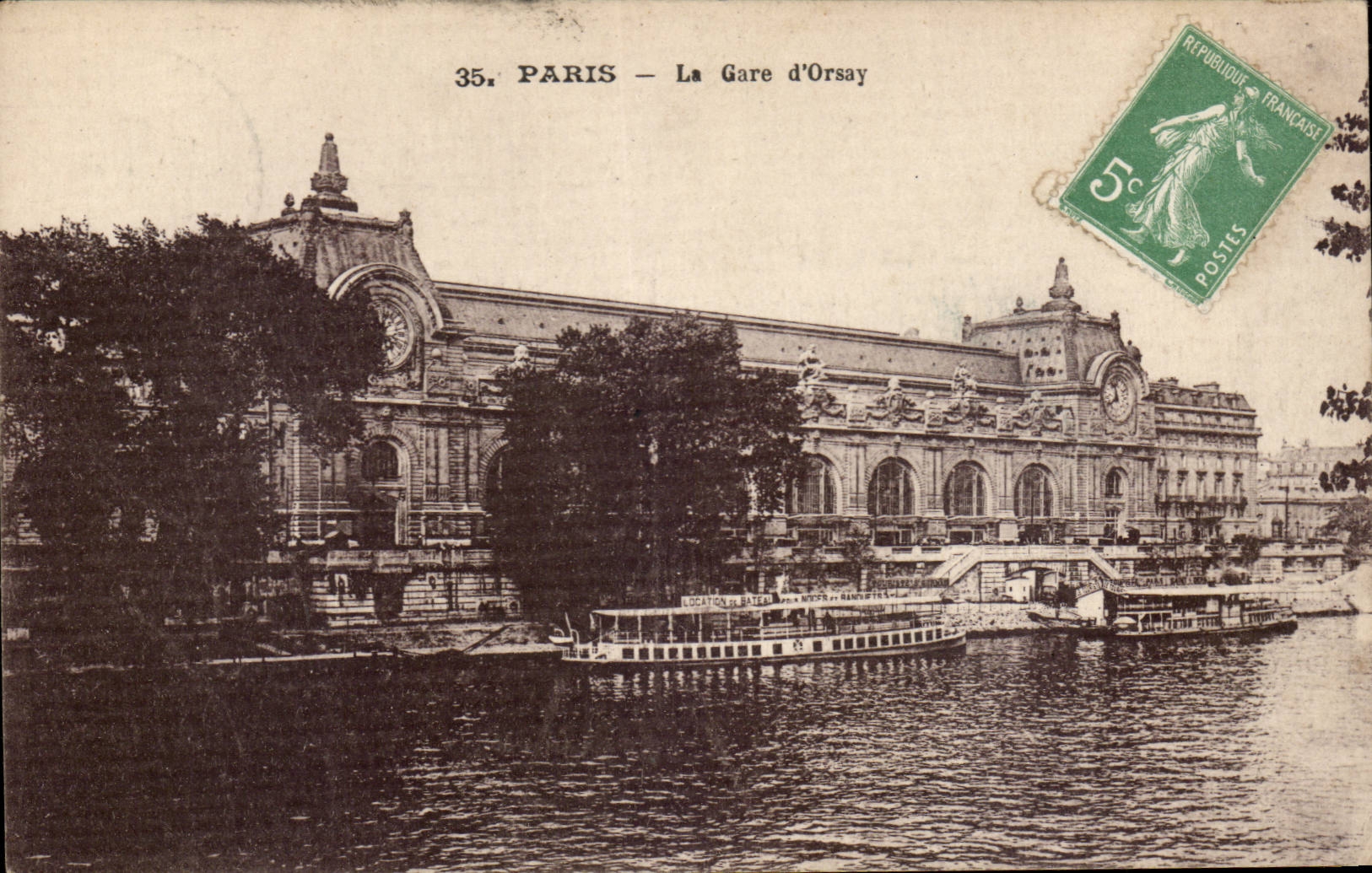 Paris CPA la gare d'orsay 